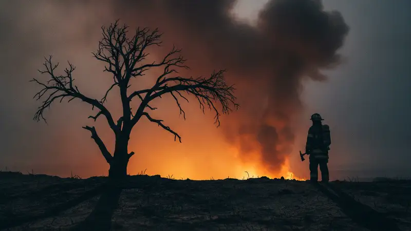 Wildfires Scorch 42,000 Hectares in Southwestern France Amid European Heatwave