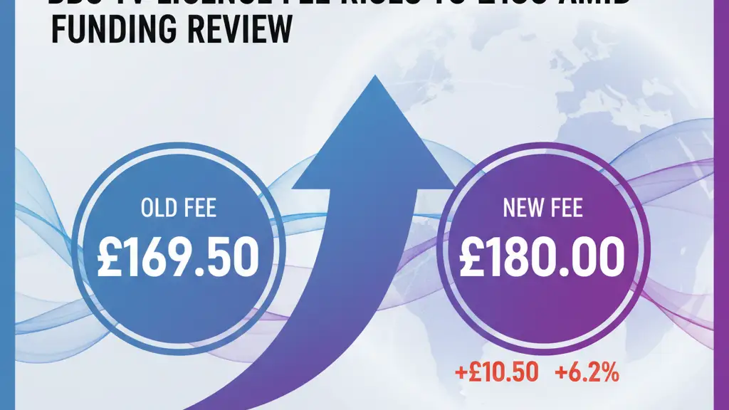 BBC TV Licence Fee Rises to £180 Amid Funding Review