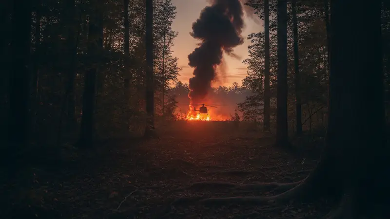 Attica Wildfire Intensifies Amidst Helicopter Crashes