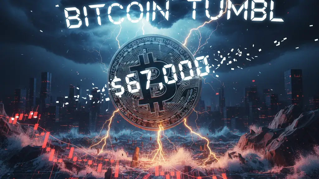 Bitcoin Tumbles to $67,000 Amid Regulatory Storm
