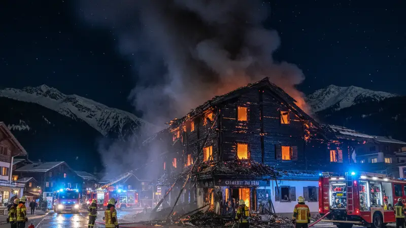Le Constellation Bar Fire Claims 40 Lives in Crans-Montana